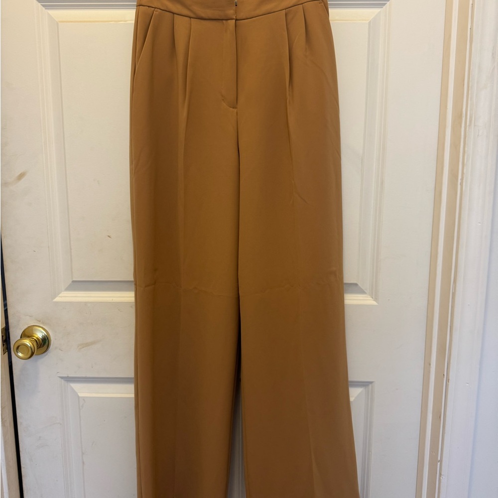Express Tan Wide-Leg Women's Pants
